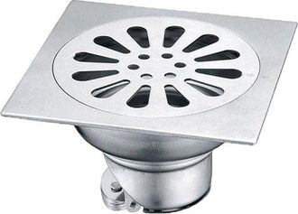 OEM Desag&uuml;e Cuadrado De Acero Inoxidable - Desag&uuml;e De Ba&ntilde;o Antiolor Con Colador Extra&iacute;ble Y Drenaje R&aacute;pido