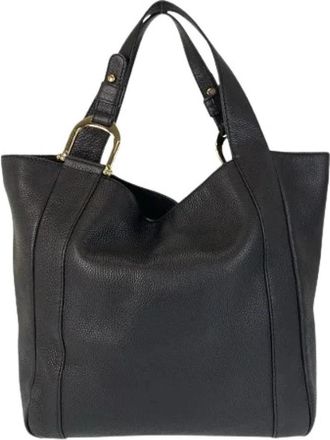 Gucci Pre-owned Vintage Tote Bag - Dames - Vintage Shopper - Zwart - ONE Size - Leer - Vintage