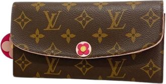 Louis Vuitton Pre-owned Wallets, female, Brown, Size: ONE SIZE Pre-owned Fabric Wallet