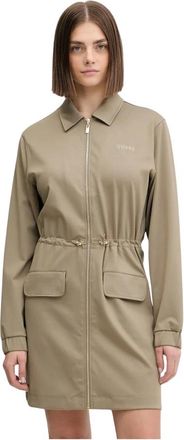 Guess Dames, Jurken, Groen, Maat: XS Polyamide