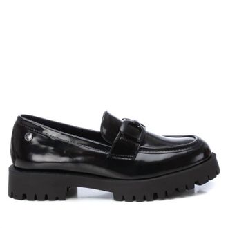 Xti Womens Moccasins Shoes In Black