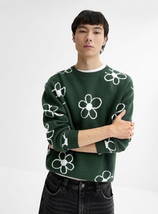 Djab Mens Jacquard pattern sweater