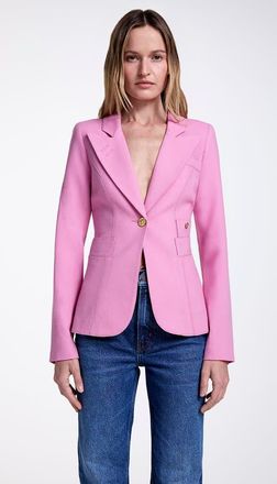 Smythe Wool Classic Duchess Blazer in Rethink Pink at Nordstrom, Size 12