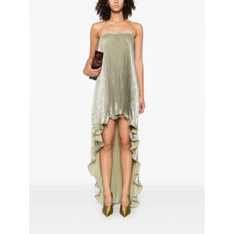 L&rsquo;Id&eacute;e Pleated Ruffle Dress