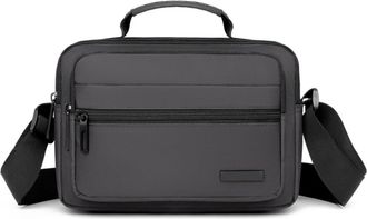 Generic Compatible For Mens Cloth Crossbody Bag Waterproof Casual Nylon Material Zipper Closure Soft oulder(White)