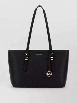 Michael Kors quinn leather shoulder shopper double handles