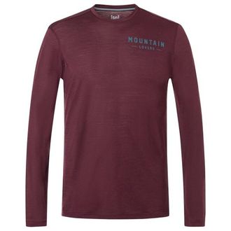 super.natural Skiing Gear L/S Longsleeve f&uuml;r Herren | rot