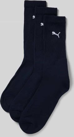 Puma Sportsocken im 3er-Pack in Dunkelblau, Größe 43-46