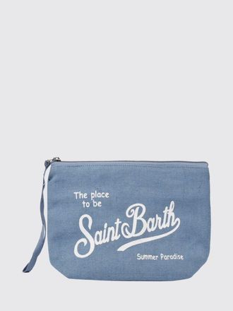 MC2 Saint Barth Pochette Aline MC2 Saint Barth in lino a righe