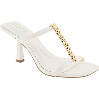 BCBGeneration Ratina Chain Trim Sandal in Tofu at Nordstrom Rack, Size 7.5