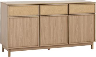 Klast Aparador efecto madera natural 150x82 cm