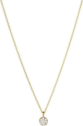 Sophie Bille Brahe 18kt geelgouden Lily Diamant Simple schakelhalsketting