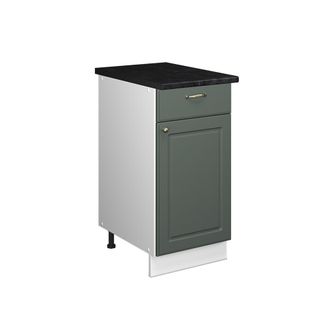 Vicco Mueble Bajo Para Fregadero/placa Fame-line, Verde Dorado Casa De Campo/blanco, 40 Cm, Et Antracita, Vicco