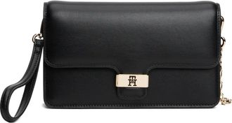 Tommy Hilfiger Clutch TH con monogramma - Nero