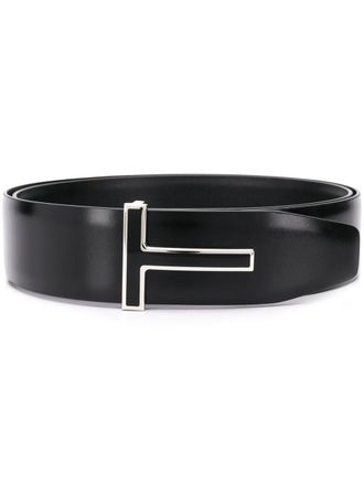 Tom Ford reversible belt - men - Leather - 75 - Black