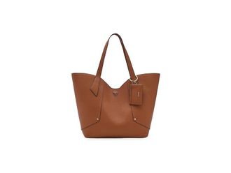 Guess Darcy Large 2-in-1 Tote Handbags Cognac, Polyester
