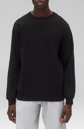 Reigning Champ Lightweight Cotton Terry Sweatshirt in Black at Nordstrom Rack, Size Xx-Large