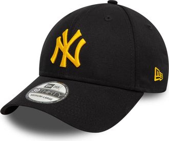 New Era 39Thirty Stretch Cap - New York Yankees Black - M/L