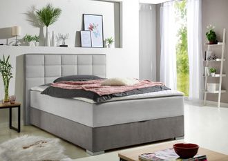 Maintal Boxspringbett mit Bettkasten und Topper