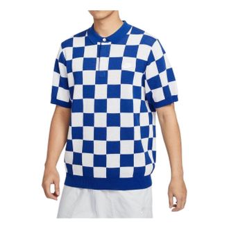 Nike Polo Shirt Asia Sizing Blue FN3423-480
