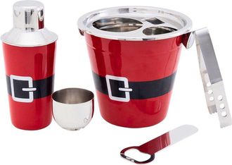 Godinger Santa Belt 3Pc Bar Set