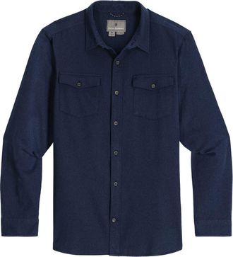 Royal Robbins Bristol Organic Cotton Twill Shirt in Naval at Nordstrom, Size Xx-Large