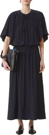 Lanvin Midi Dress In Charmeuse in Montana at Nordstrom, Size 44 Eu