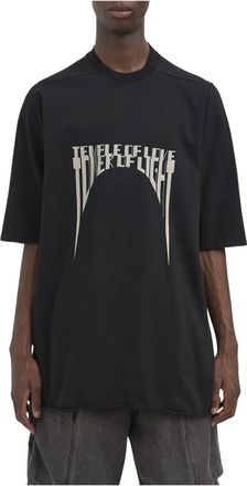 Rick Owens T-Shirt Jumbo SS - - Tops - Uomo - Nero - M