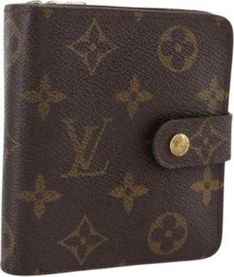 Louis Vuitton Pre-owned Wallets, female, Brown, Size: ONE SIZE Pre-owned Vintage Monogram Canvas Wallet