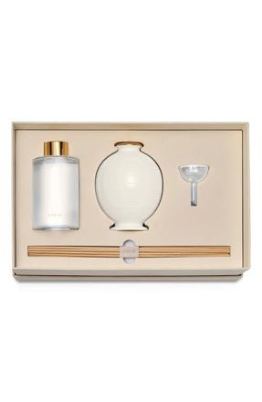 Aerin Siena Uz&eacute;s Tuberose Diffuser Set in Cream at Nordstrom