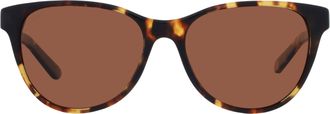 Costa CATHERINE Coipper Polarized Glass Cat Eye Ladies Sunglasses 6S2012 201201 57