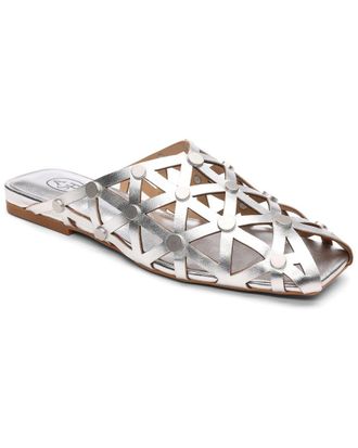 Ash Bone Leather Mule