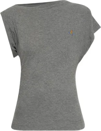 Vivienne Westwood Hebo Top - Dames - Tops - Grijs - Maat: S Zijde
