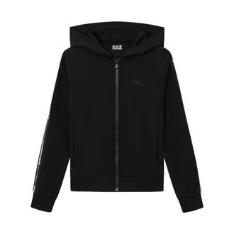 Emporio Armani Zip Sweatshirt - female - Emporio Armani EA7 - Zip-throughs - Black - XL - Sweatshirts & Hoodies