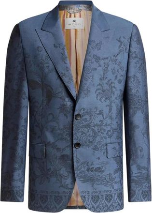 Etro Hombre, Chaquetas, Azul, Talla: S