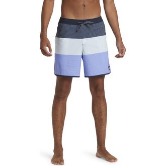 Quiksilver Surfsilk Tijuana Swim Trunks in Great Otway Blue Nights at Nordstrom Rack, Size X-Large