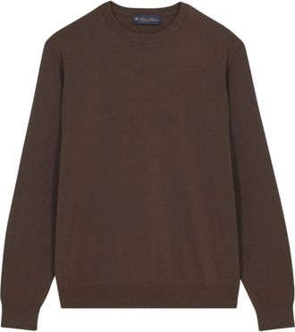 Brooks Brothers Heren, Sweatshirts & Hoodies, Bruin, Maat: 2XL Katoen