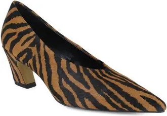 Kenneth Cole Ophelia Pointed Toe Pump in Tiger Haircalf at Nordstrom, Size 7.5