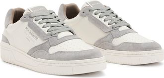 AllSaints Regan Low Top Sneaker in White/Grey at Nordstrom, Size 9