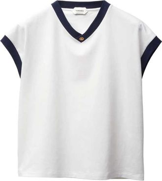 Versace Slim Fit T-Shirt aus Stretch-Baumwolljersey