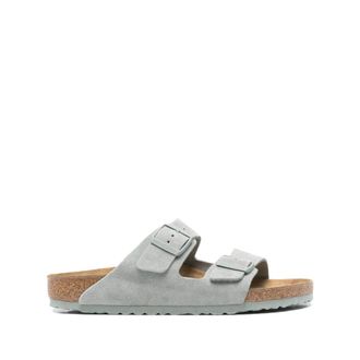 Birkenstock Sliders, male, Green, Size: 7 US Arizona