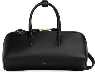 Alaia Delta Small Bag - Dames - Handtassen - Zwart - ONE Size - Leer - Tassen
