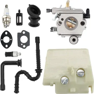 OEM Kit Carburador - Compatible Con Motosierras Stihl 024 026 Ms240 Ms260 024av 024s Tillotson Hu-136a Hs-136a - Reemplazo Walbro Wt-194 Wt-194-1 Wt-22 - 