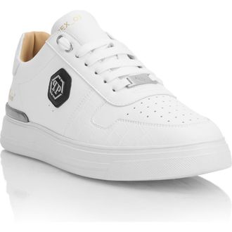 Philipp Plein Sneakers T-Rex_01 Nappa And Cocco Unisex in White at Nordstrom, Size 47