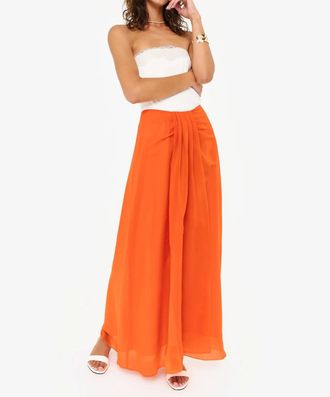 Cami NYC Bahia Chiffon Skirt In Clementine