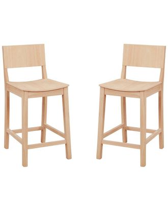 Linon Kentucky Pack Of 2 Counter Stools