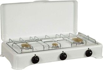 KitchenChef Estufa De Gas De 3 Fuegos 4150w - 5327c-1 - Kitchen Chef