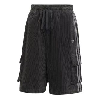adidas Adicolor Cargo Shorts Asia Sizing Black KR1381