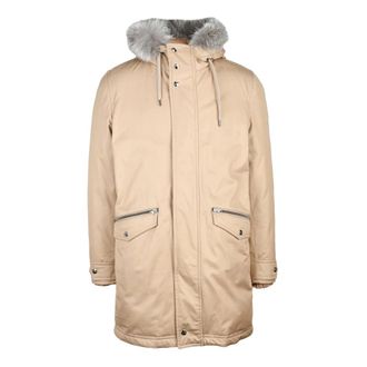 Herno Giaccone in tela - male - Herno - Parkas - Beige - L - Coats
