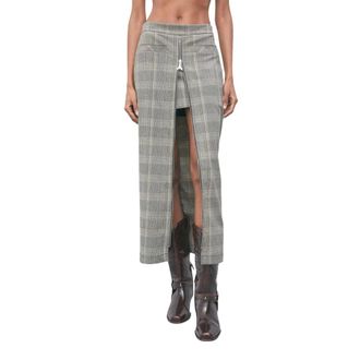 Patrizia Pepe Gonna Longuette - - Skirts - Donna - Grigio - M